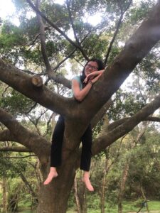 tree climbing, nature play, tree hug